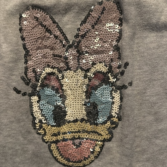 Gap Kids | Disney Sequin Daisy Duck Sweater | size L - Picture 3 of 5